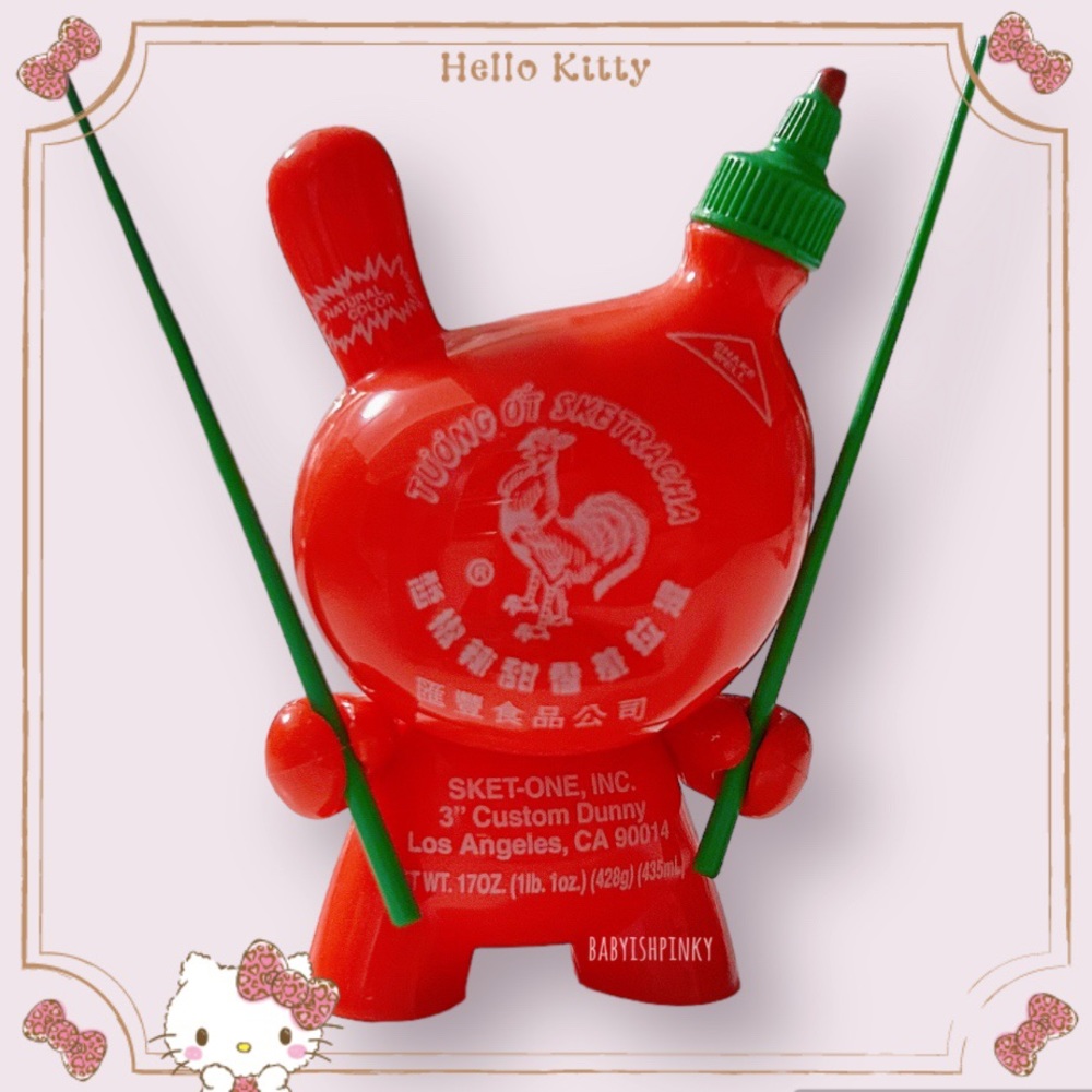 Kidrobot Sriracha Dunny Figurine (Full) - Picture 2 of 8